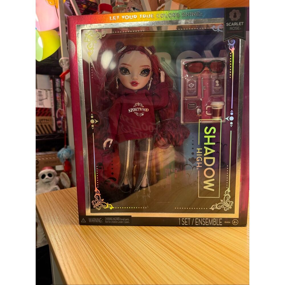 Rainbow High Shadow High Series 3 Scarlet Rose Doll MGA NIB